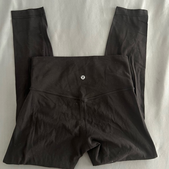 Lululemon Align 25" Size 6 High Rise Black Leggings - Picture 1 of 5